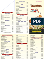 Rajsthan - Menu List PDF