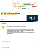 SAP Global Track and Trace: Event-to-Action Engine
