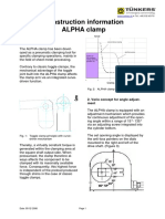 Construction Information ALPHA Clamp