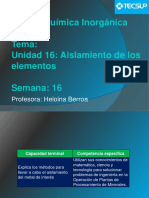 Unidad 16. Aislamiento de Los Elementos