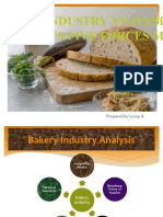 Bakery Industry Analysis With Porter'S Five Forces Model: Prepared by Group B