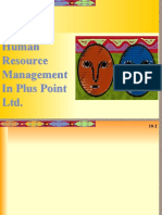 Human Resource Management in Plus Point LTD