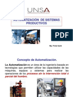 Automatización de sistemas productivos: conceptos, procesos y tecnologías