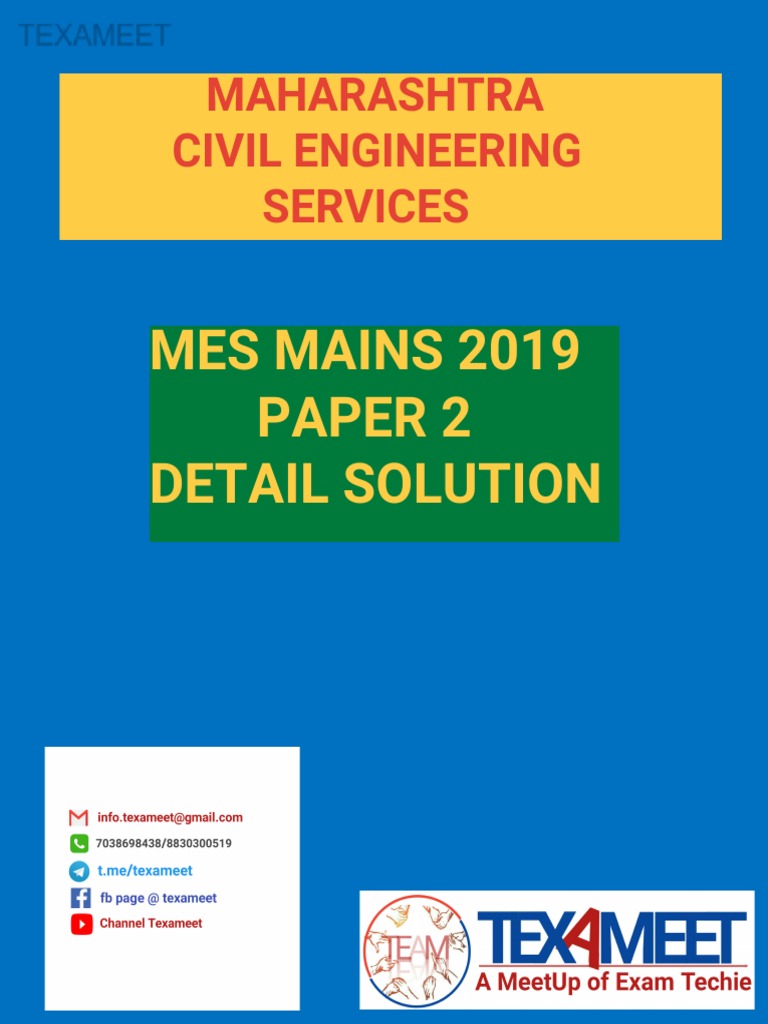 MES Mains 2019 Paper 2 Solutions | PDF | Business | Social Science