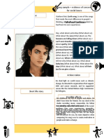 Michael Jackson: Song Sample + Evidence of Concern For Social Issues Artist