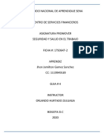 Guía 2. Prevención en Riesgos Laborales en Seguridad y Salud en El Trabajo