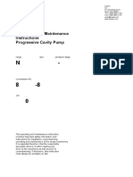 Operating and Maintenance Instructions Progressive Cavity Pump