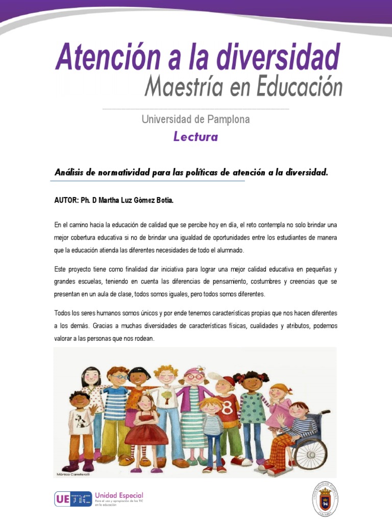 Inclusión Educativa y Diversidad en Aulas | PDF | Inclusión (Educación ...