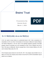 Brains Trust PPT - MR Gautam Doshi