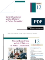 General Equilibrium and The Efficiency of Perfect Competition