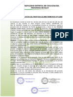 Acta de Disolución de Relación Convivencial PDF