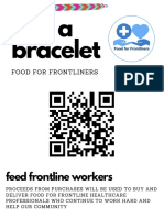 Buy A Bracelet: Food For Frontliners