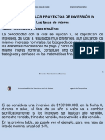 Clase - FINANZAS EN LOS PROYECTOS DE INVERSIÓN IV PDF