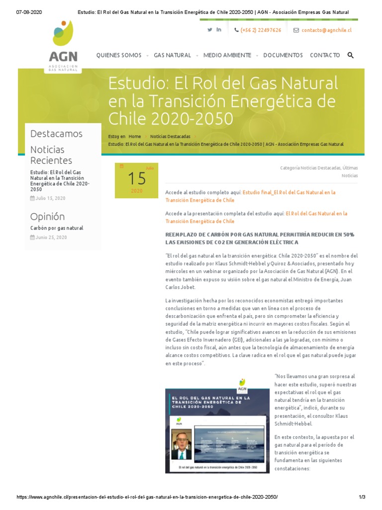 15.7.20 - El Rol Del Gas Natural en La Transición Energética de Chile ...