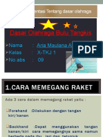 Dasar Olahraga Bulu Tangkis