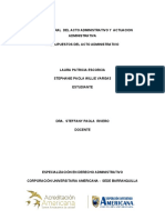 TRABAJO TEORIA GENERAL  DEL ACTO ADMINISTRATIVO