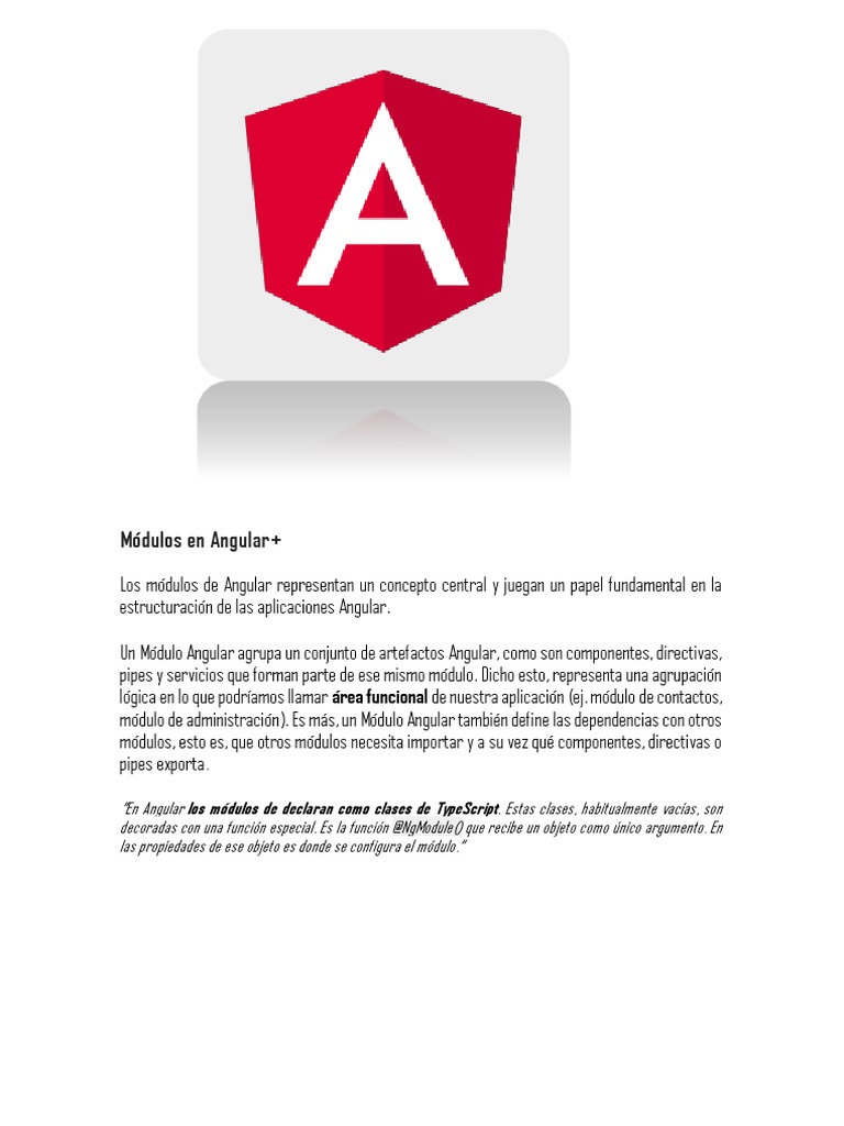 Angular: Módulos, Componentes y Directivas | PDF | Bootstrap (marco ...
