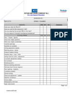 Pre-Job Hazard Checklist (Format)