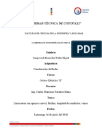 Línea Aérea Con Apoyos A Nivel, Flechas, Longitud de Conductor, Vanos