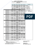 Jadwal Pembelajaran Global