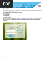 Introduction The Login Page Adp Workforce Now Navigating in Adp Workforce Now For Managers Supervisors and Employees