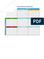 Internal Vs External SWOT Analysis Template: Strengths Weaknessess