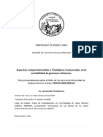 Comportamiento y fisiología de guanacos