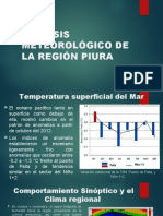 ANÁLISIS METEOROLÓGICO DE LA REGIÓN PIURA