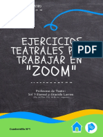 Cuadernillo N° 1 - Ejercicios Teatrales Para Trabajar en Zoom .pdf