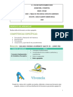 Guía 5 Tablas de Frecuencia Con Datos Agrupados