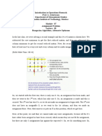 Hungarian Algorithm for Solving Assignment Problems