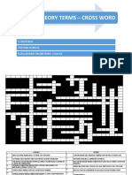 CROSS WORD - ENGINE TERMS - CTM - MECHANICAL - Presentation