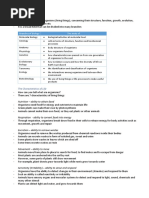 DSE Bio Notes CH 1 2 3