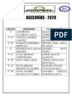 Asesorías - 2020