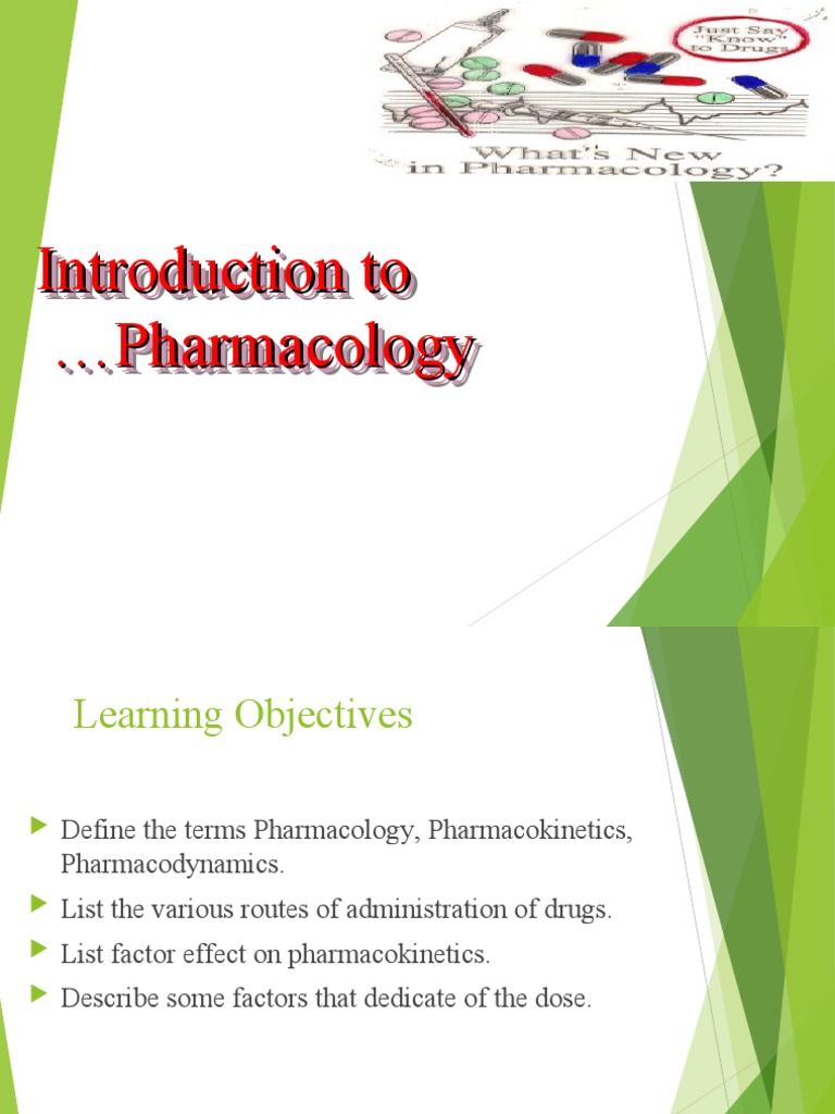 Introduction to Pharmacology Concepts | PDF | Pharmacology | Injection ...