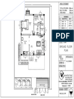 Ground Floor Plan: Area Statement Total Site Area 240Sq M Built Up Area 120Sq M Open Area 120Sq M