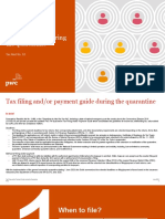 Tax Filing And/or Payment Guide During The Quarantine