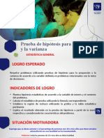 Semana 10 - Sesiones 29 y 30 - Prueba de Hipótesis para La Proporción y La Varianza