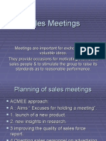 Sales Meetings