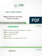 Unit 1: Public Policies