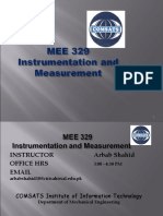 Instrumentation & Measurements Lecture 2