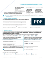 Bank Instructions Application PDF