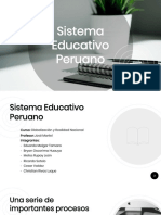 Sistema Educativo Peruano - PPT