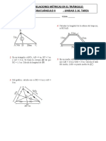 T16 - 4to - Relac Metr Triang Oblicuangulos Ii - Geometria