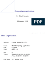 Soft Computing Applications: Dr. Debasis Samanta