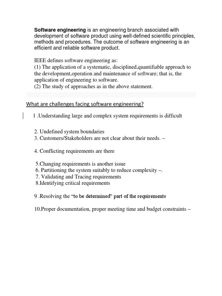 Software Engineering PDF Software Testing Software Prototyping