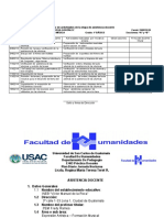 Ejemplo de Asistencia Anterior