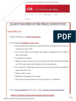 4.salient Features of The Indian Constitution PDF