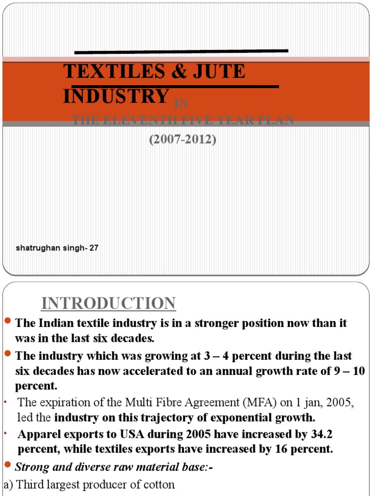 Growth Strategies for India's Textile Industry | PDF | Textiles ...