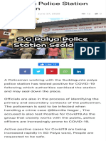 SG Palya Police Station Sealdown: F5 India News